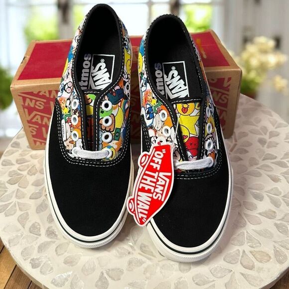 Vans x atmos Authentic "Emoji" Unisex Size 4.5 Men’s Women’s 6 – Rare Collab, Ne - Picture 1 of 14